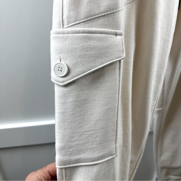 VRST Men’s Commuter Cargo Performance Joggers Pants Cream | Size Large - Picture 8 of 16